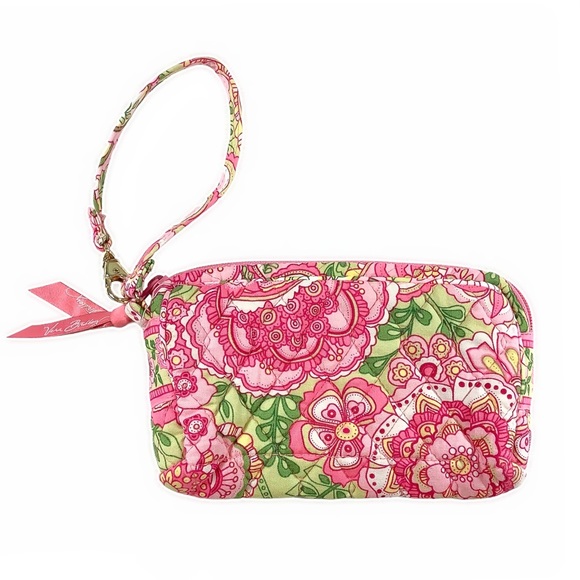 NWOT VERA BRADLEY Small Pink Wristlet—Petal Pink - Picture 2 of 7